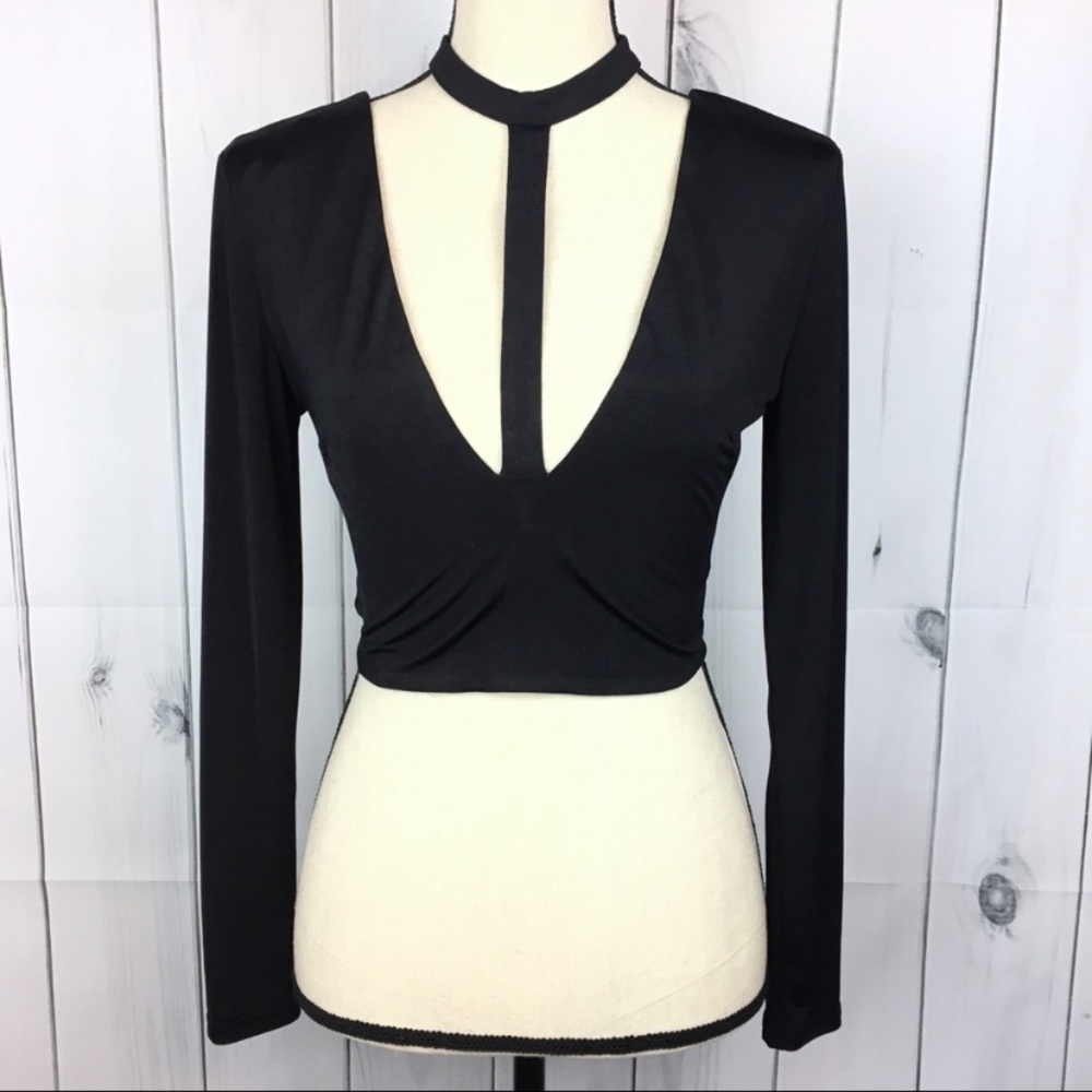 Tiger mist choker crop top